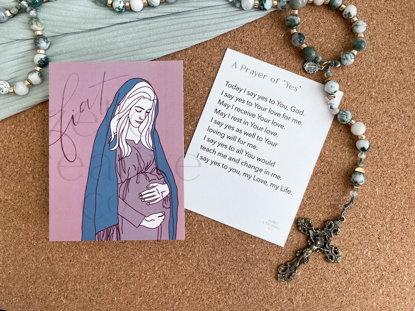Fiat, A Prayer of Yes | Prayer Card