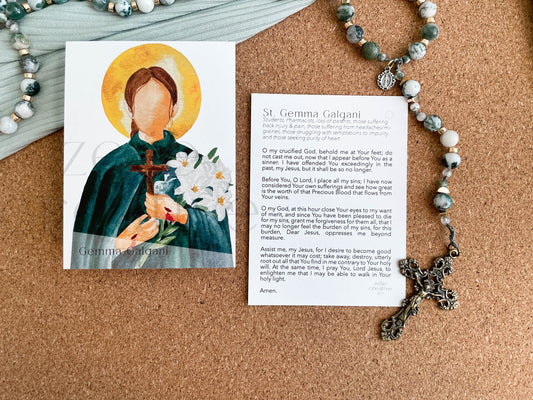 St. Gemma | Prayer Card