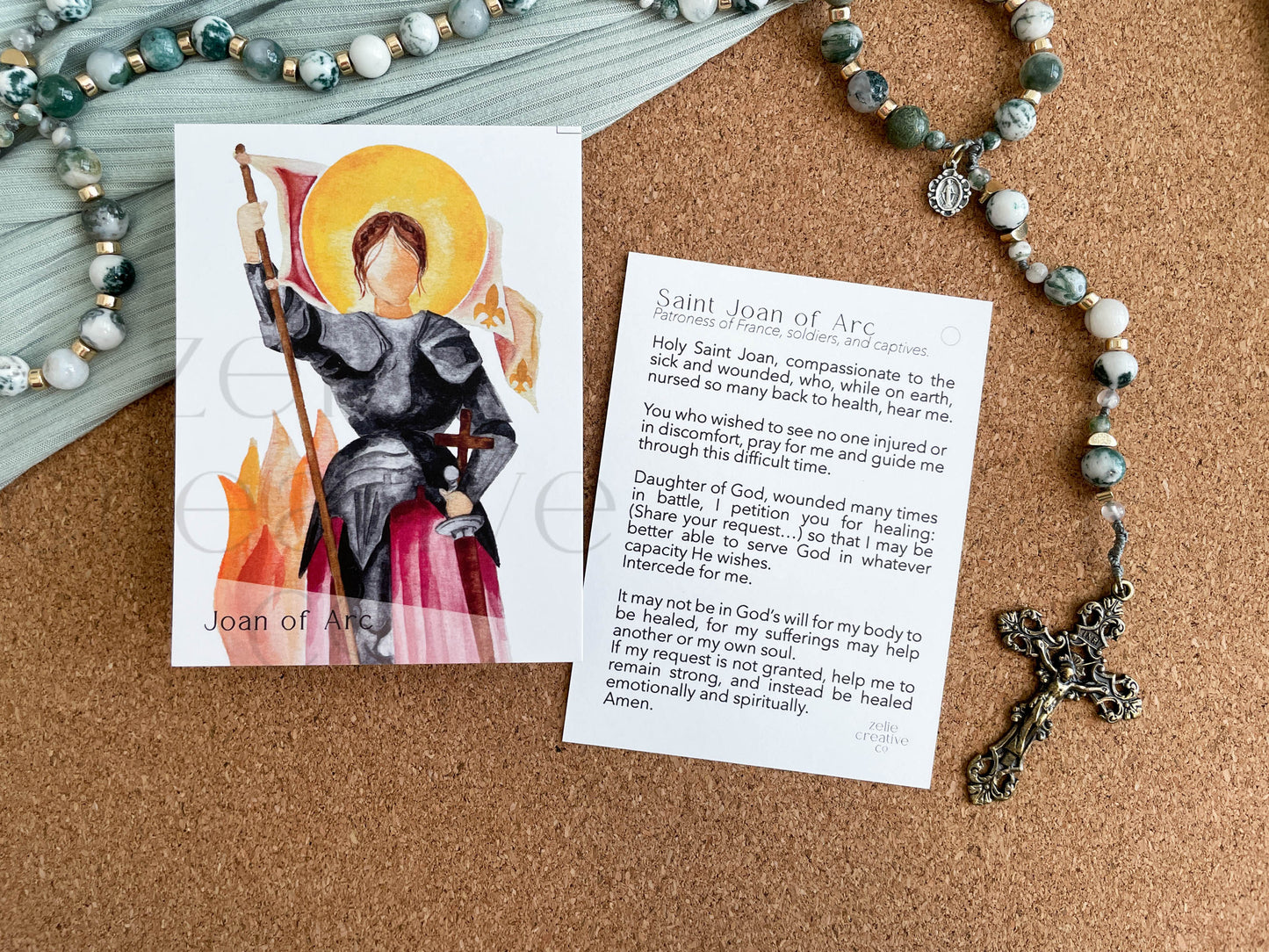 St. Joan of Arc | Prayer Card