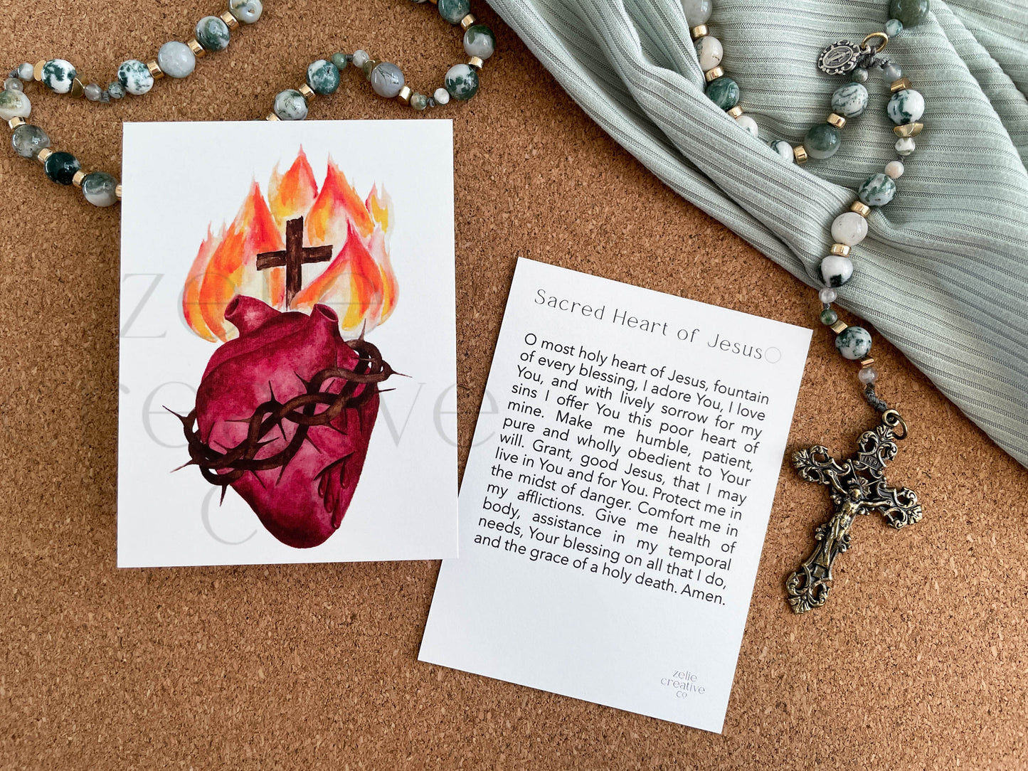 Sacred Heart of Jesus | Prayer Card