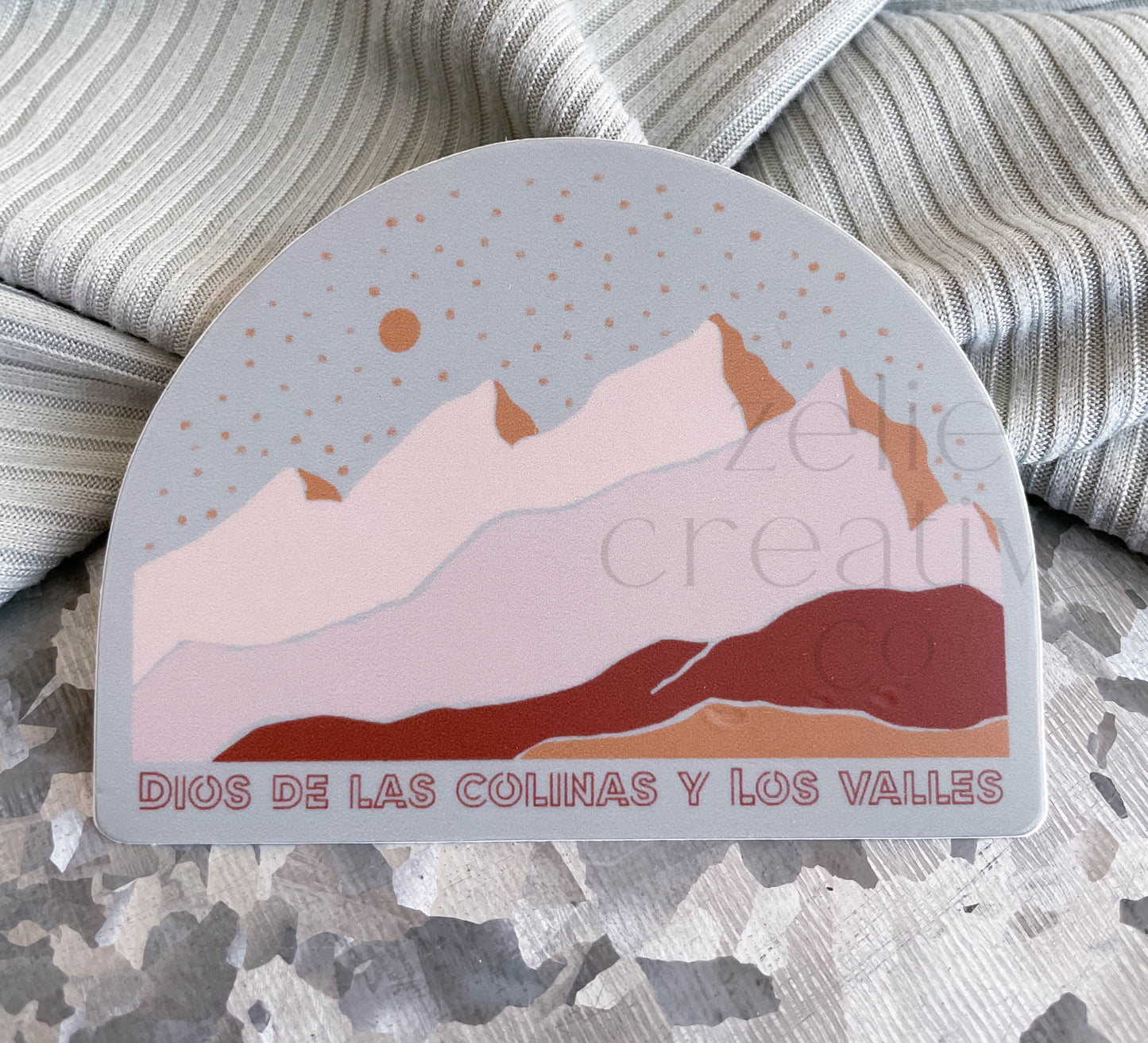 God of the Hills and Valleys  |  Sticker