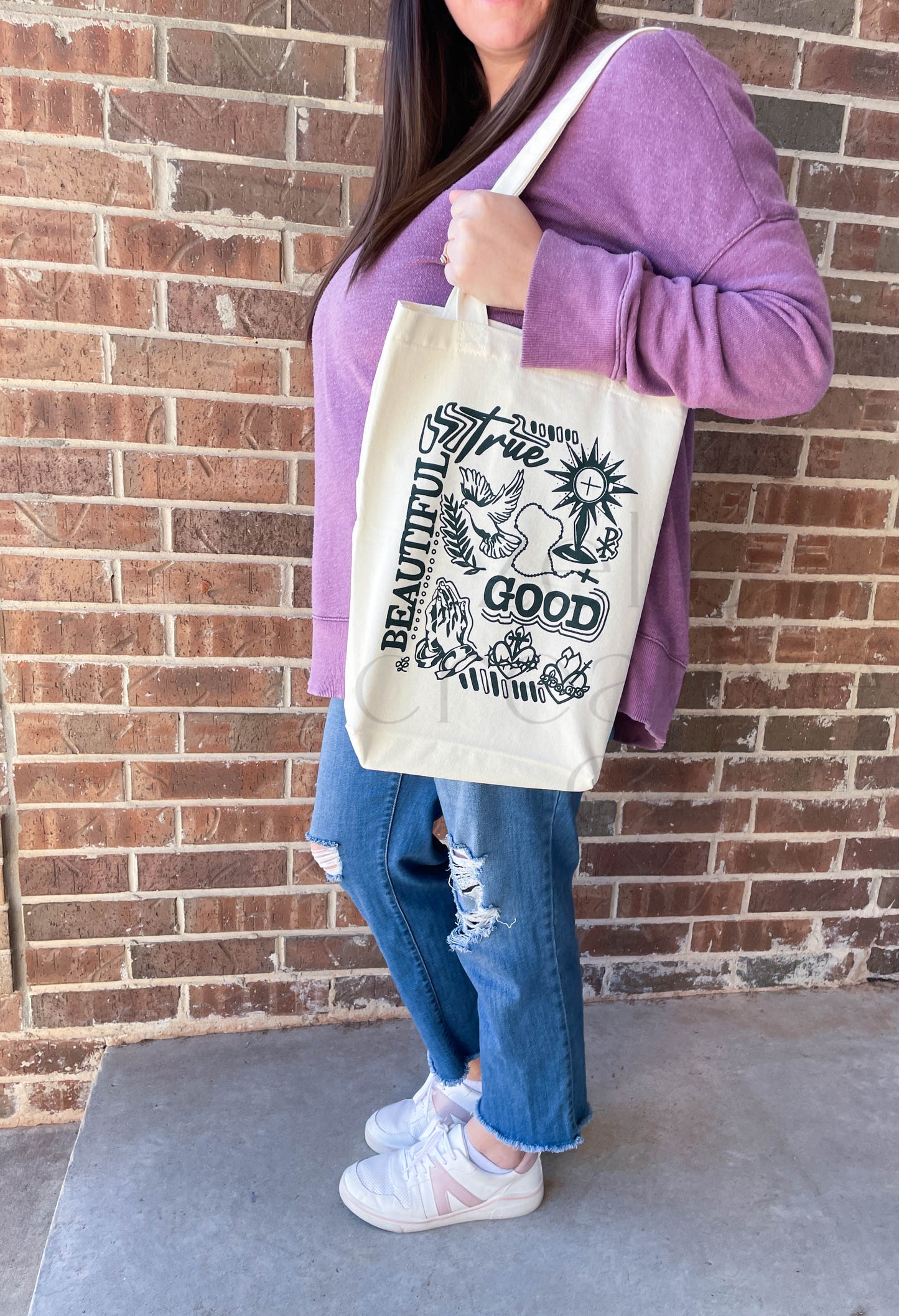 True, Good, and Beautiful | Canvas Tote Bag