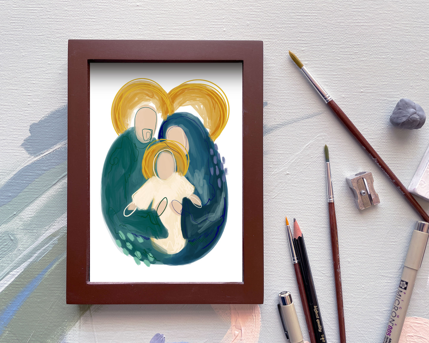 Holy Family, Abstract | Print