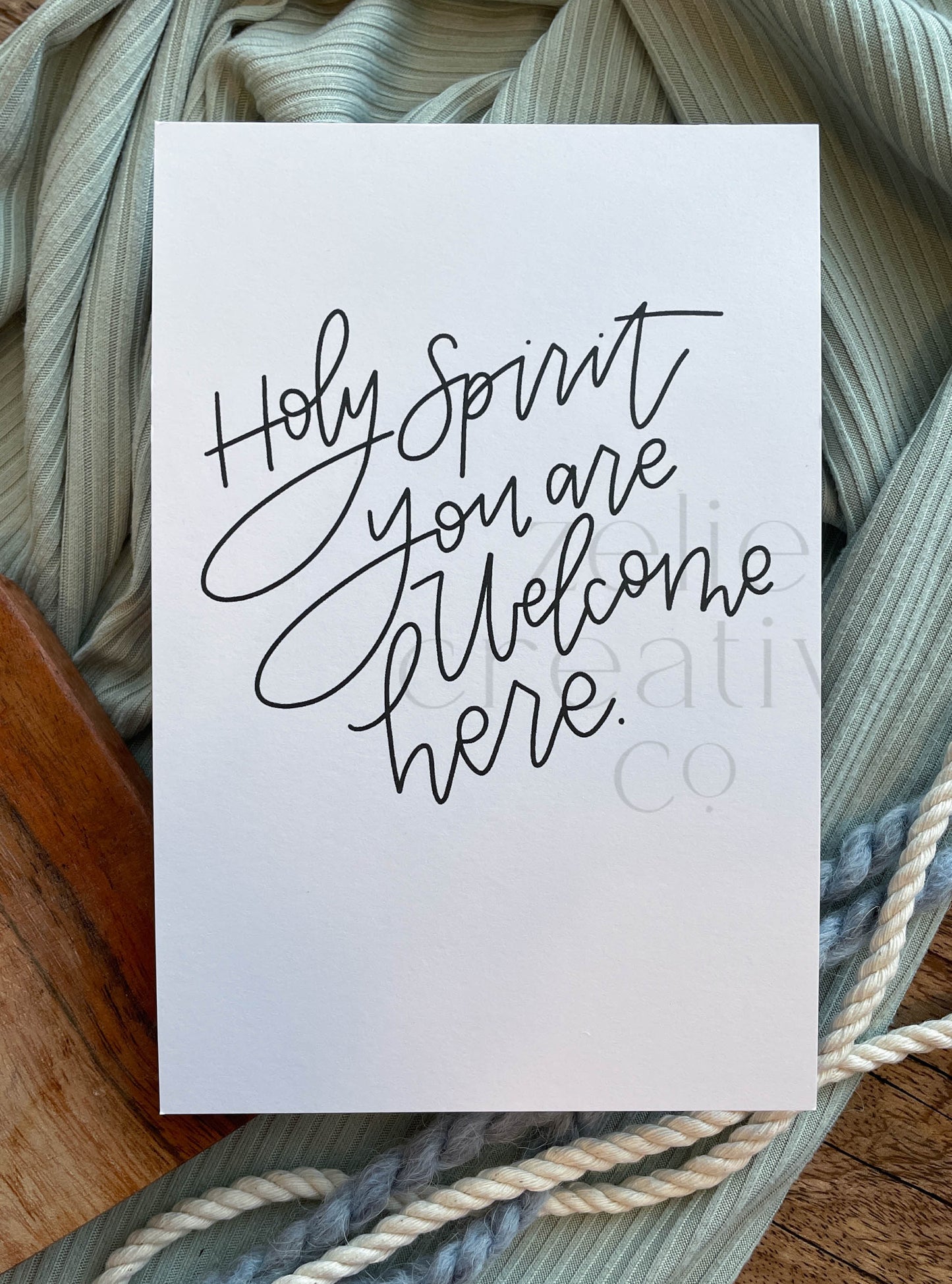 Holy Spirit You Are Welcome Here  |  Print