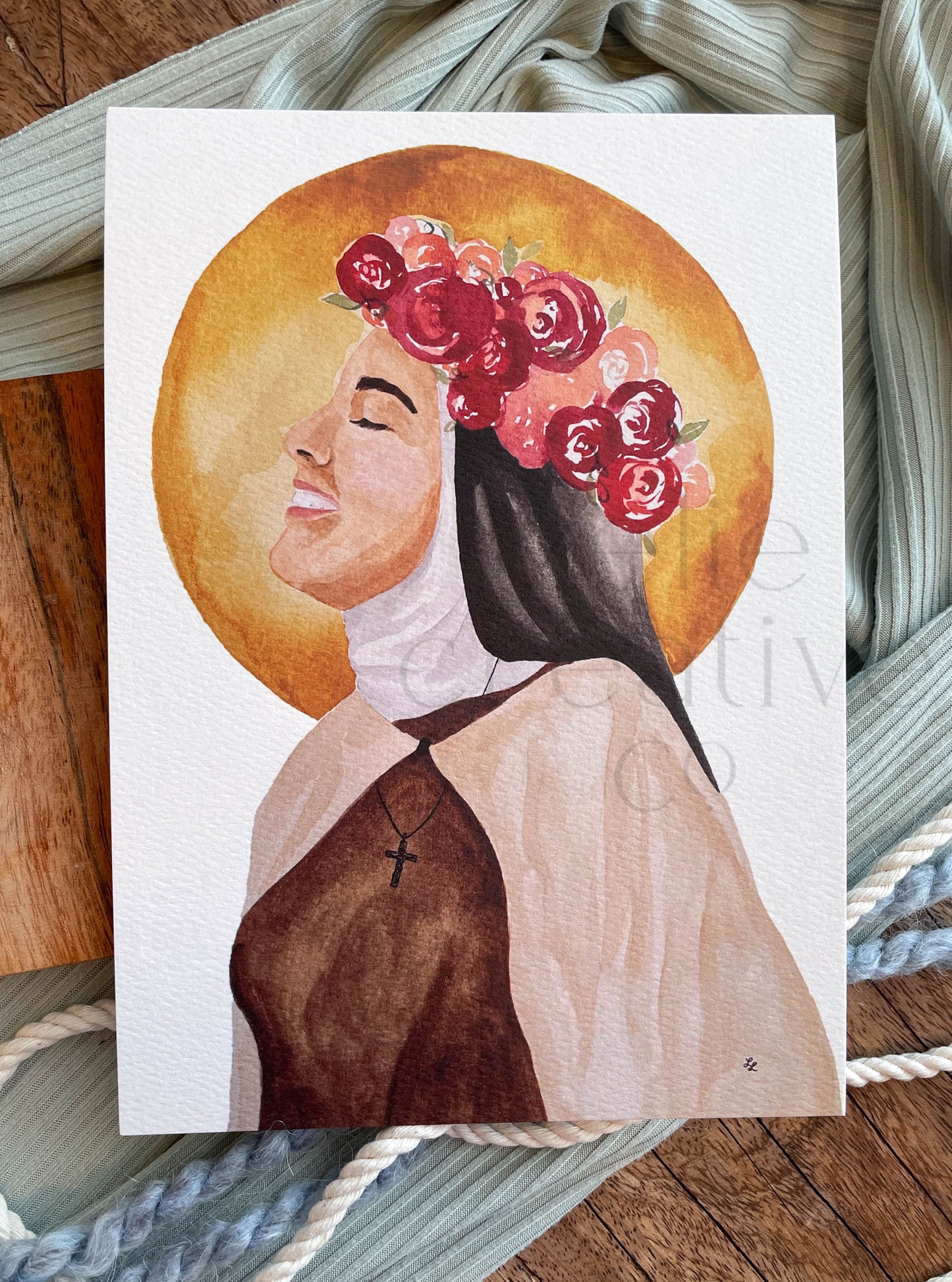 Saint Therese of Lisieux in Heaven  |  Print