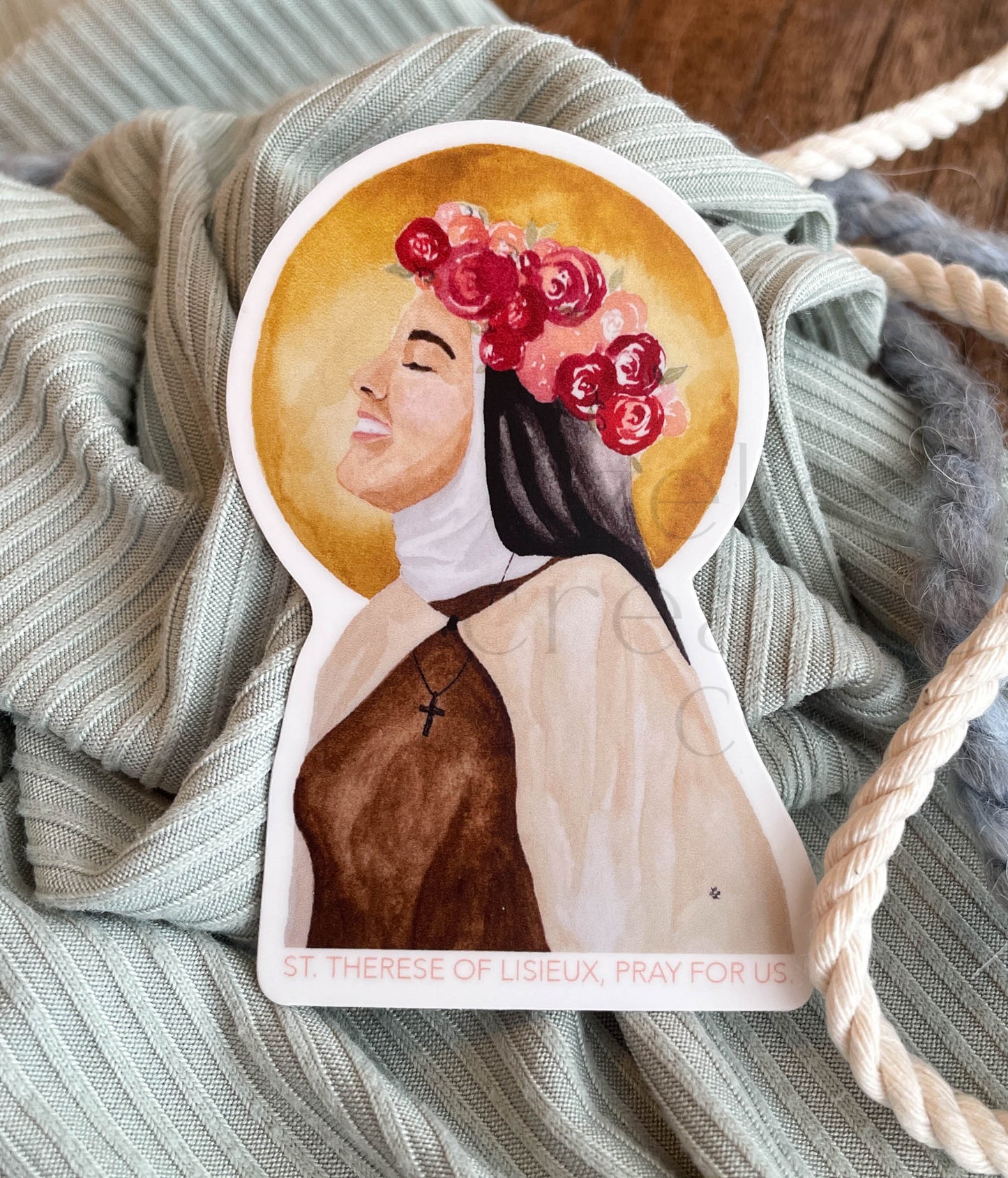 Saint Therese of Lisieux, The Little Flower  |  Sticker